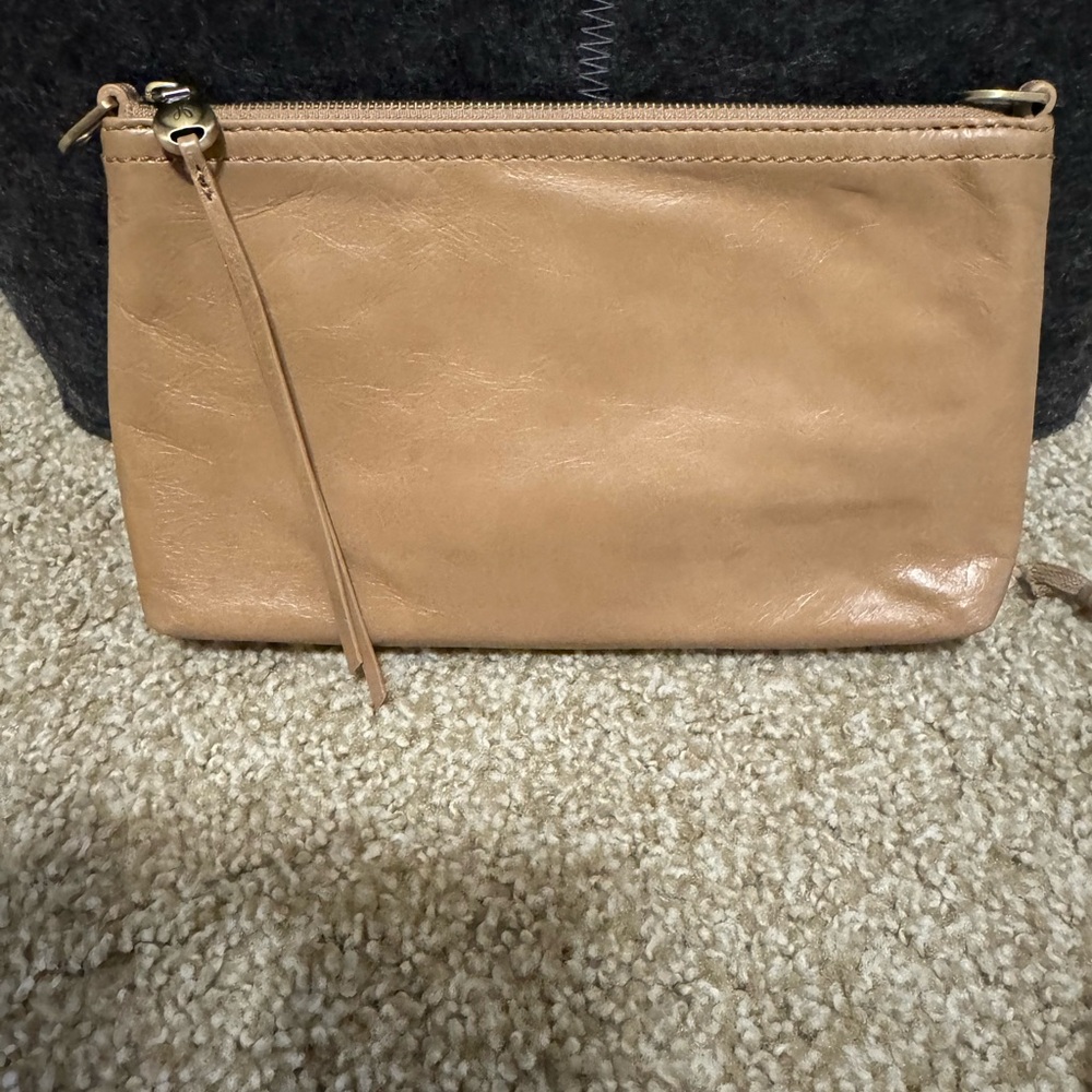 HOBO Taupe (cashmere) Leather Cross Body